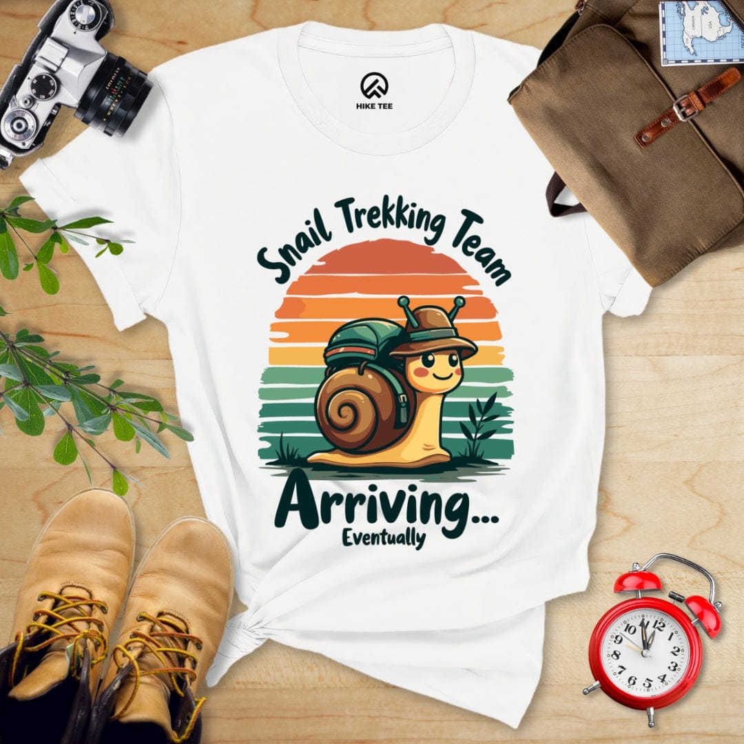 Hike Tee T-Shirt White / S Snail Trekking Team Shirt