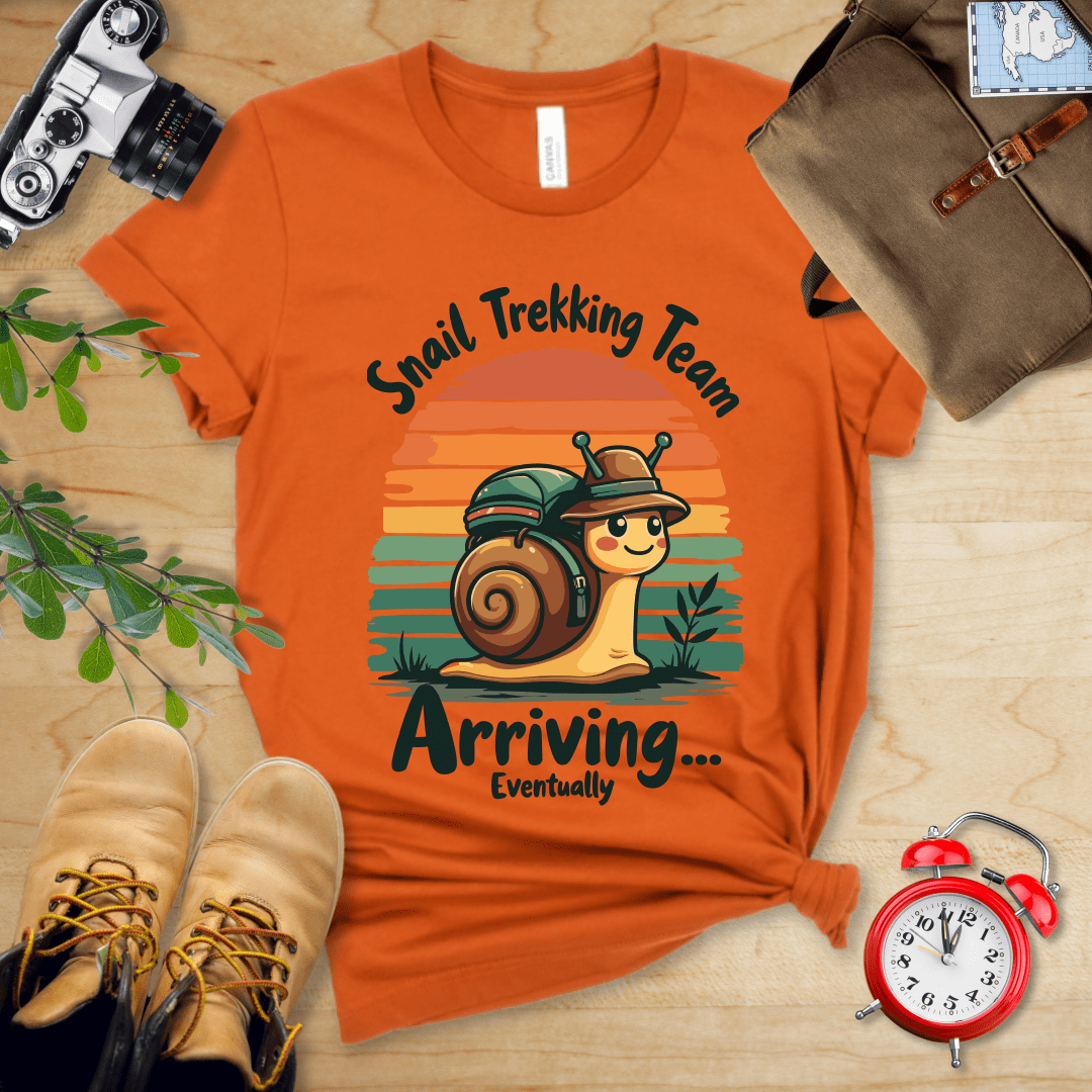 Printify T-Shirt Autumn / S Snail Trekking Team