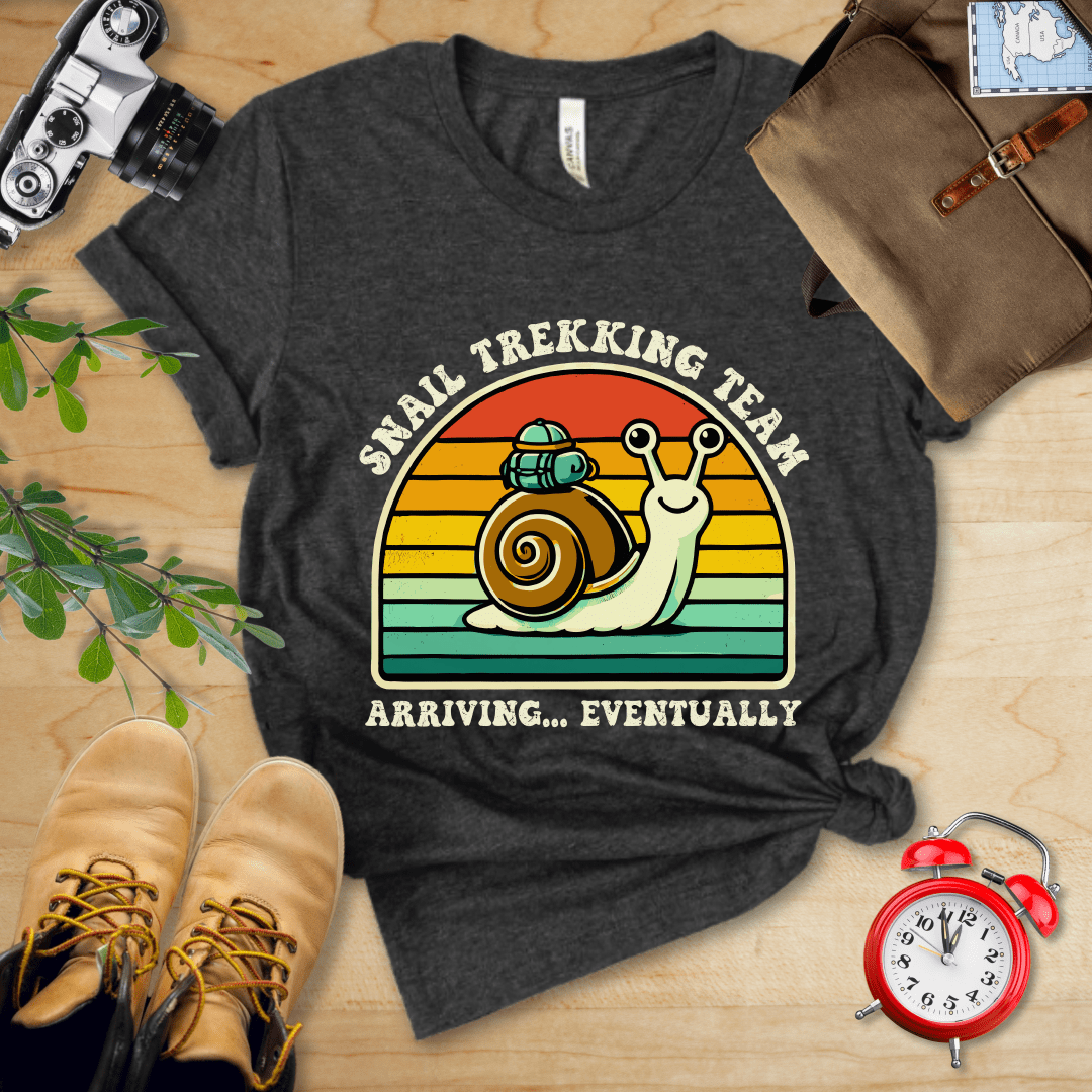 Hike Tee T-Shirt Dark Grey Heather / S Snail Trekking Team