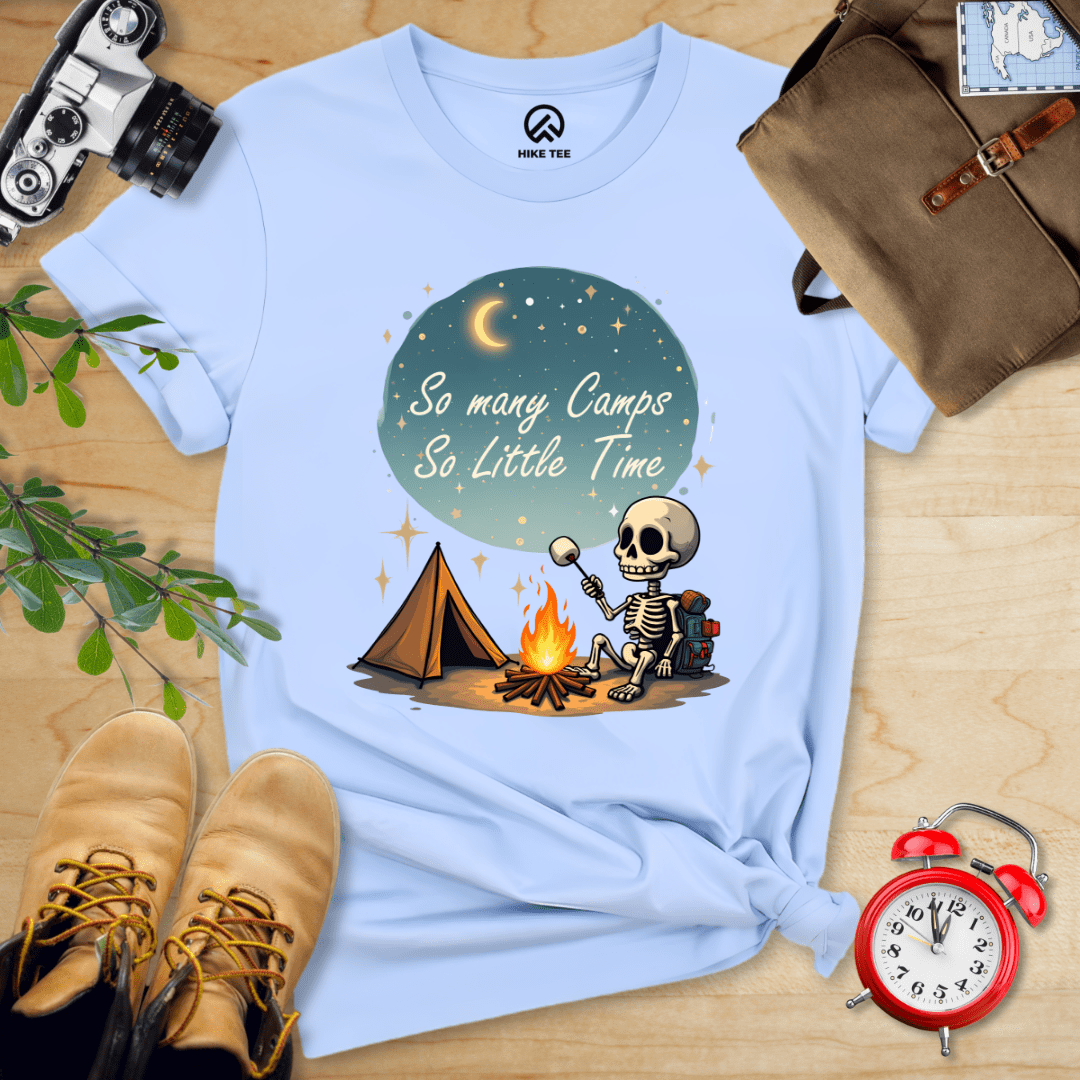 Hike Tee T-Shirt Baby Blue / S So Many Camps Shirt
