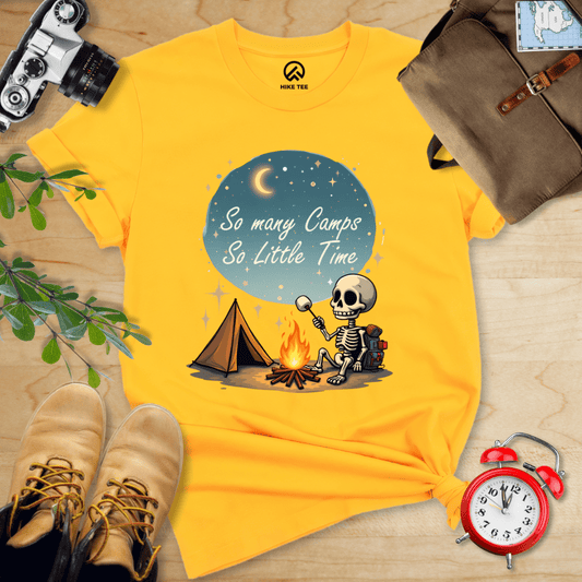 Hike Tee T-Shirt Gold / S So Many Camps Shirt