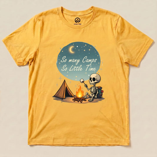 So Many Camps Shirt Hike Tee T-Shirt Gold / S