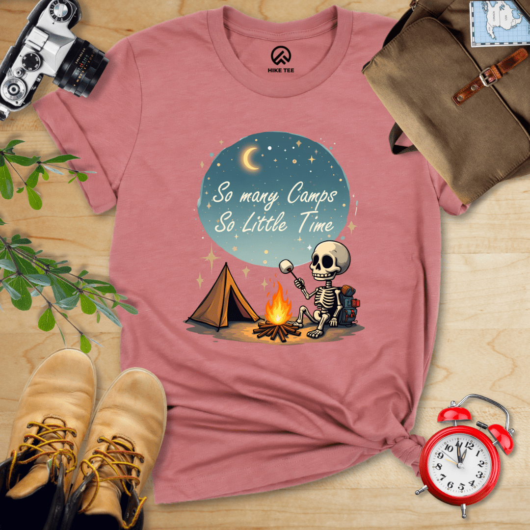 Hike Tee T-Shirt Heather Mauve / S So Many Camps Shirt