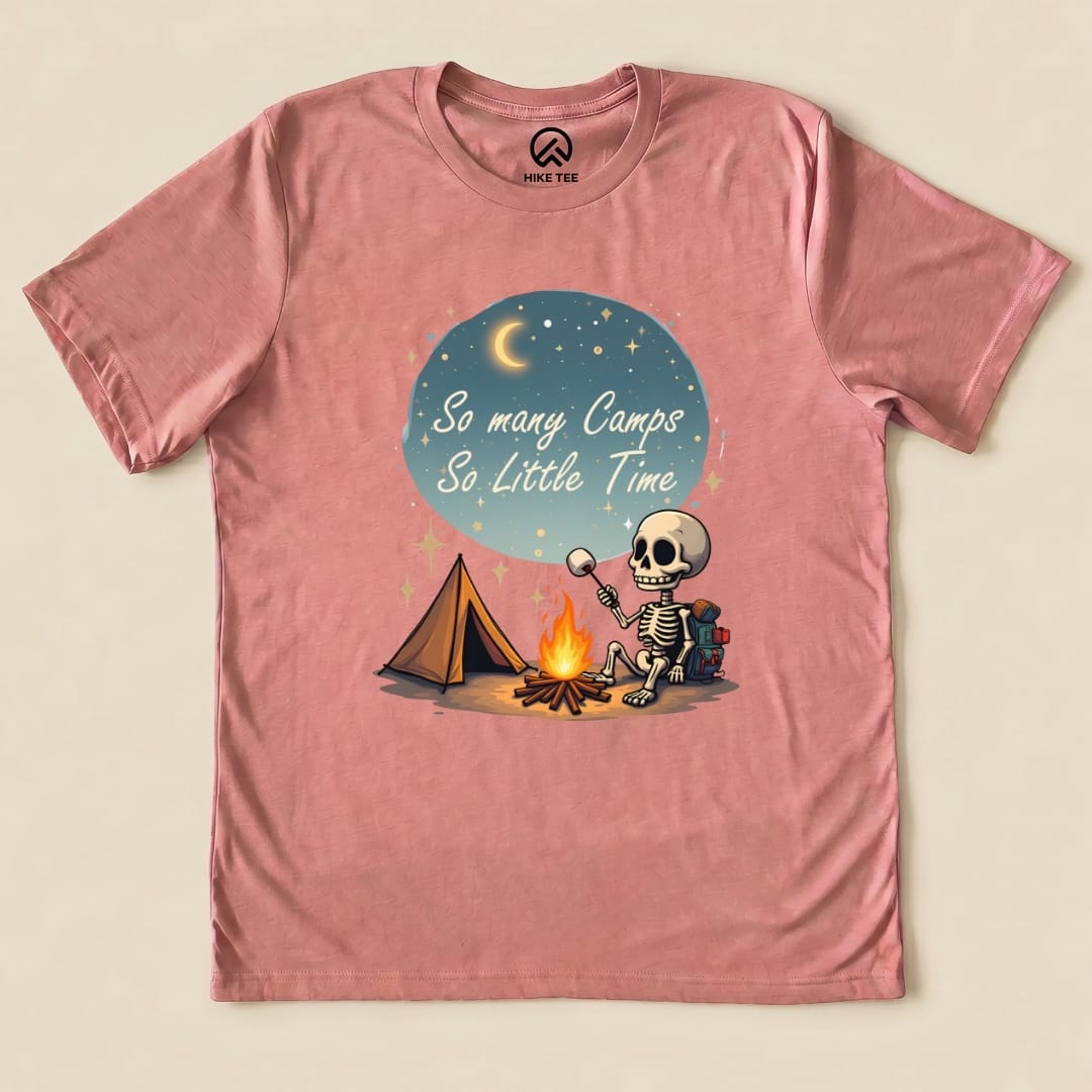 So Many Camps Shirt Hike Tee T-Shirt Heather Mauve / S