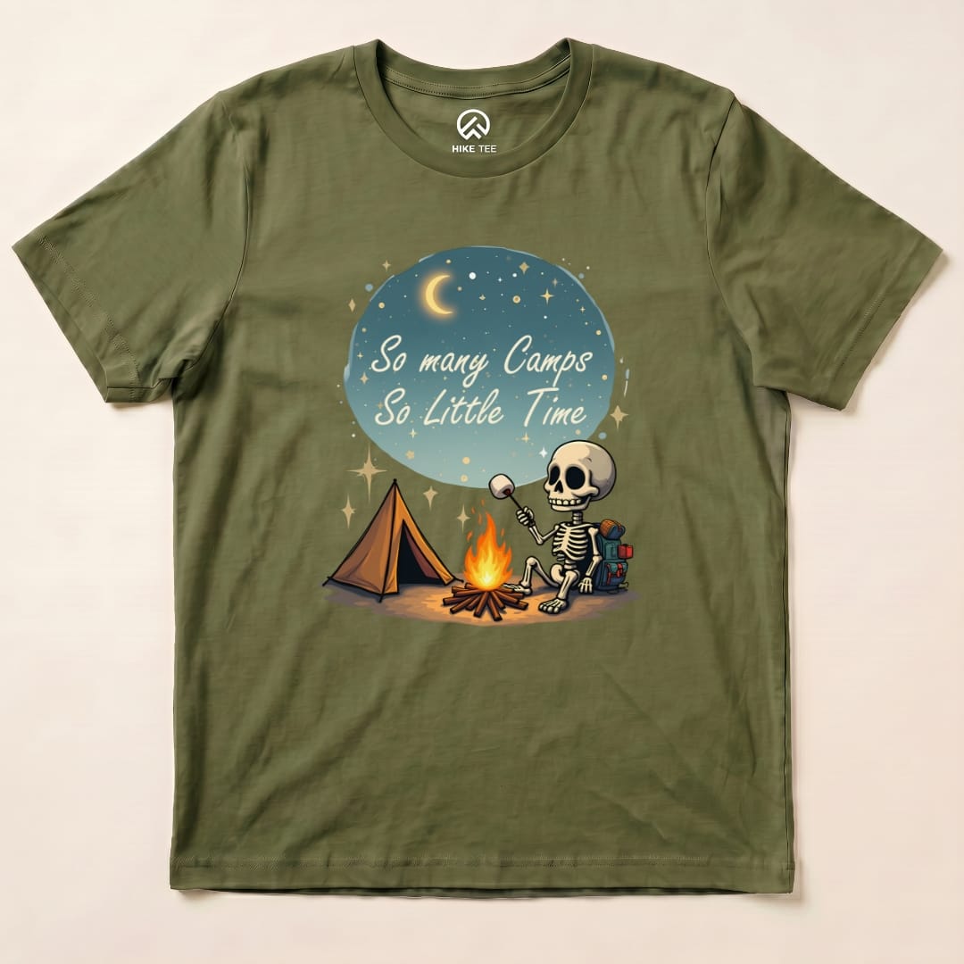 So Many Camps Shirt Hike Tee T-Shirt Military Green / S