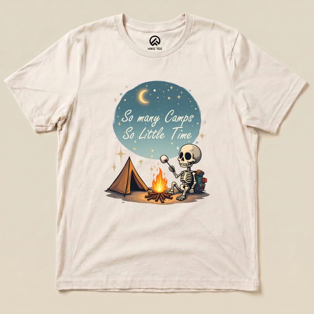 So Many Camps Shirt Hike Tee T-Shirt Natural / S