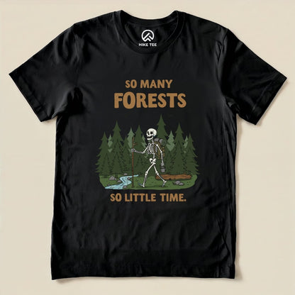 So many Forests Shirt Hike Tee T-Shirt Black / S