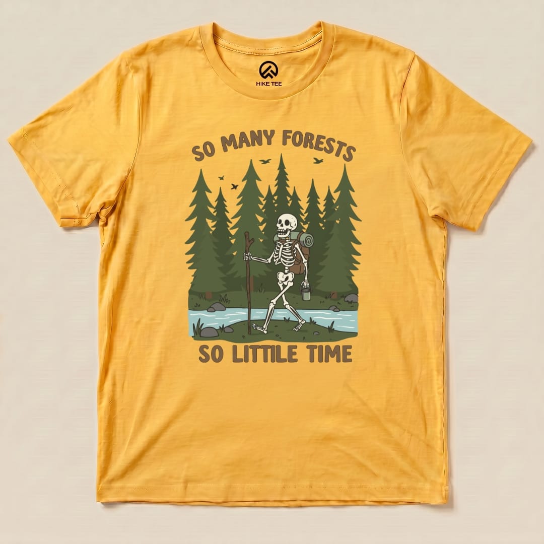 So Many Forests Shirt Hike Tee T-Shirt Gold / S