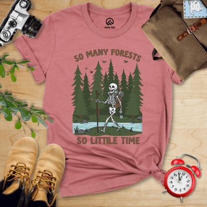 Hike Tee T-Shirt Heather Mauve / S So Many Forests Shirt