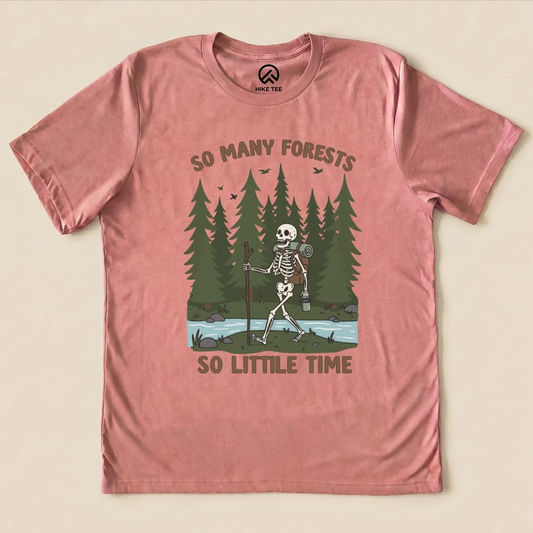 So Many Forests Shirt Hike Tee T-Shirt Heather Mauve / S