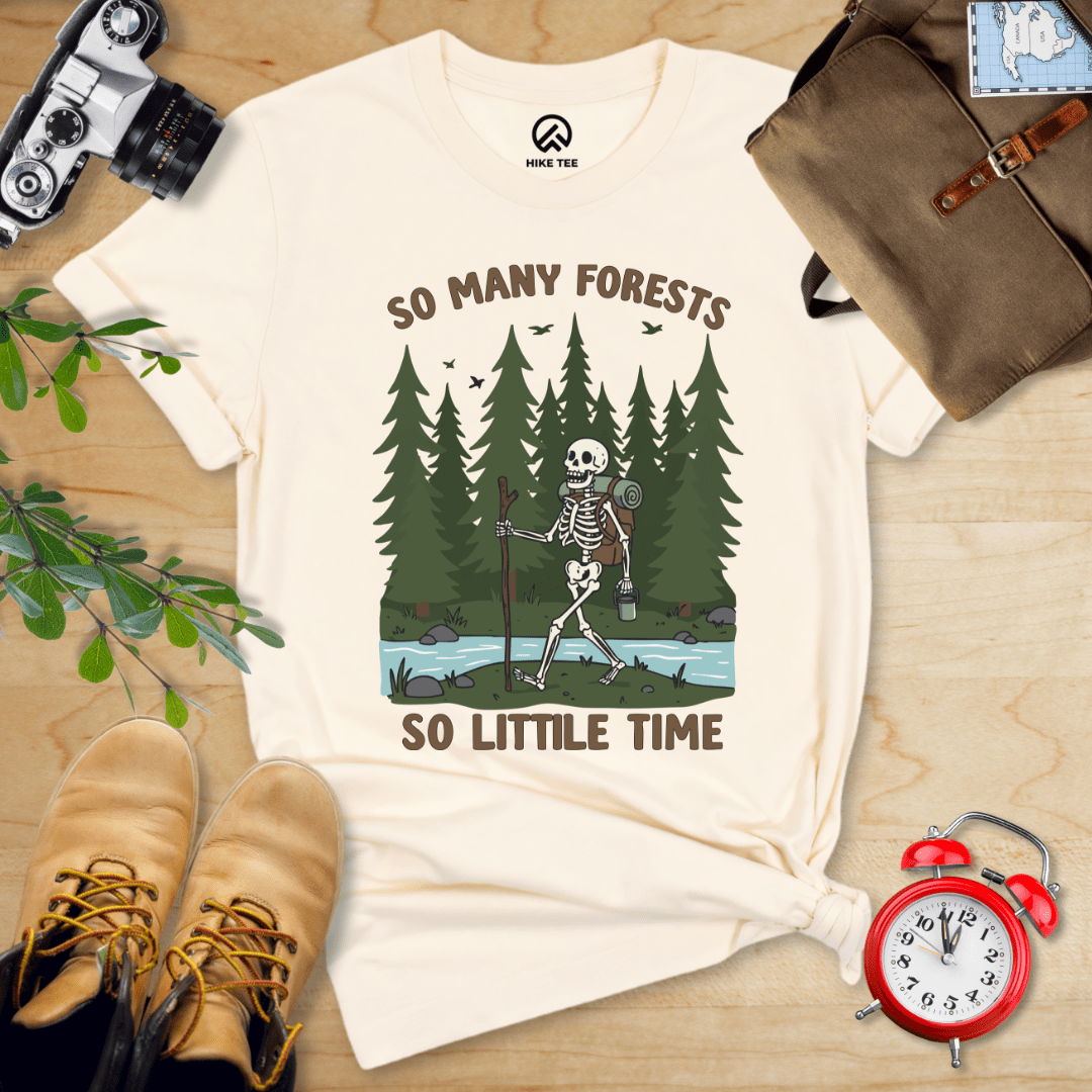 Hike Tee T-Shirt Natural / S So Many Forests Shirt