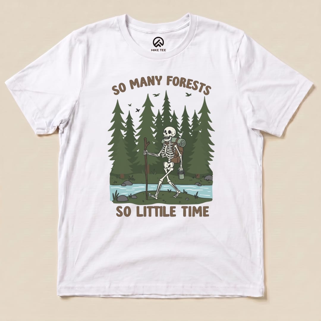 So Many Forests Shirt Hike Tee T-Shirt White / S