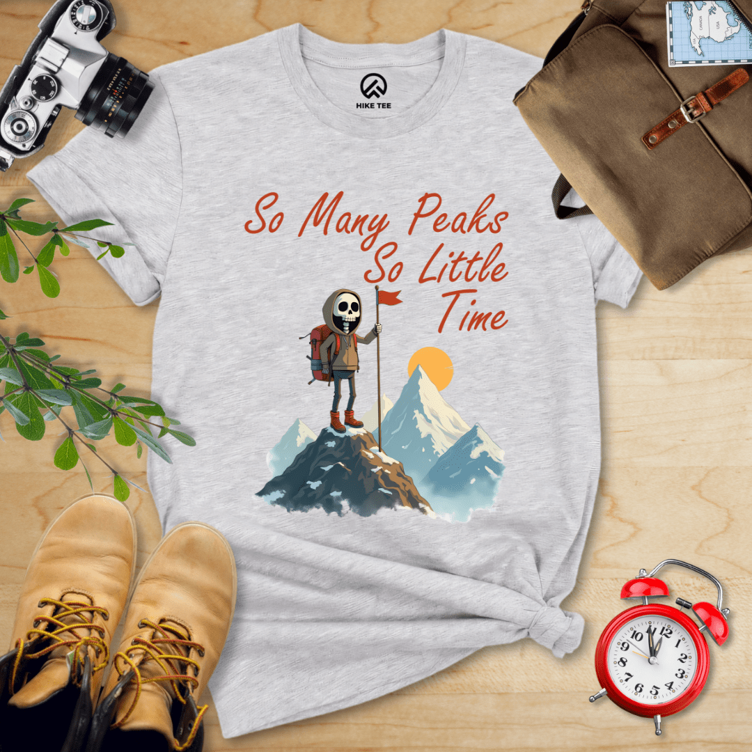 Hike Tee T-Shirt Athletic Heather / S So Many Peaks Shirt