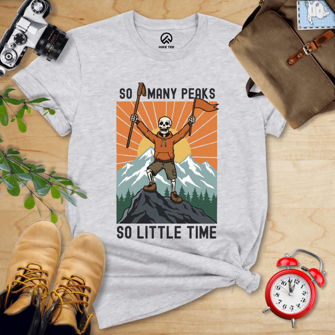 Hike Tee T-Shirt Athletic Heather / S So Many Peaks Shirt