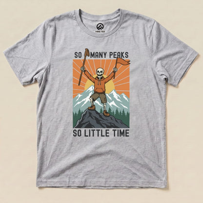So Many Peaks Shirt Hike Tee T-Shirt Athletic Heather / S