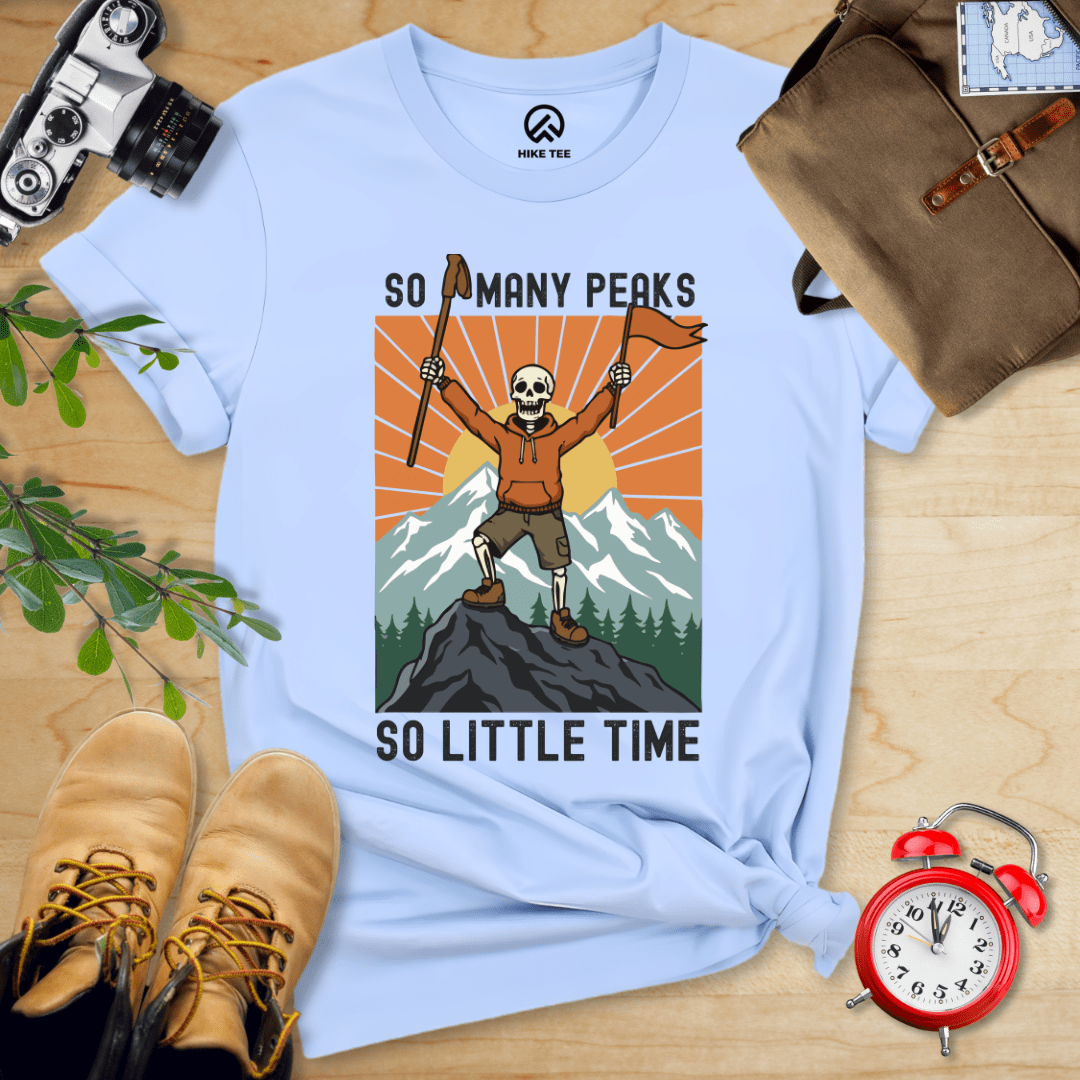 Hike Tee T-Shirt Baby Blue / S So Many Peaks Shirt