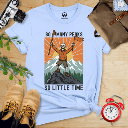 Hike Tee T-Shirt Baby Blue / S So Many Peaks Shirt