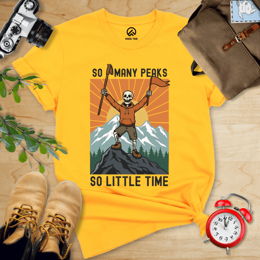 Hike Tee T-Shirt Gold / S So Many Peaks Shirt