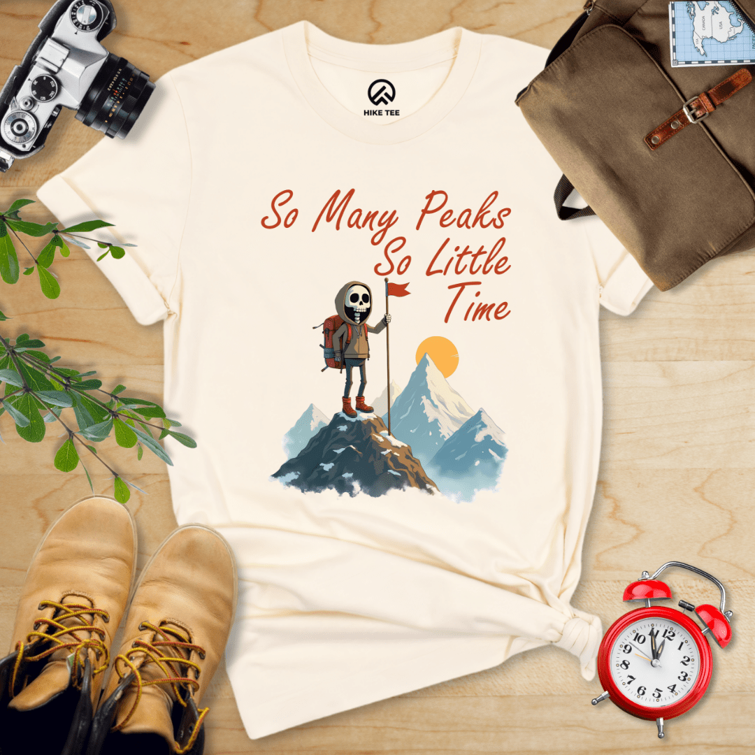 Hike Tee T-Shirt Natural / S So Many Peaks Shirt