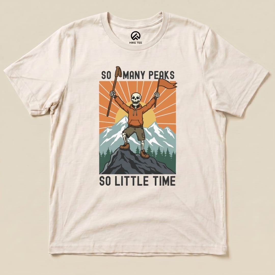 So Many Peaks Shirt Hike Tee T-Shirt Natural / S