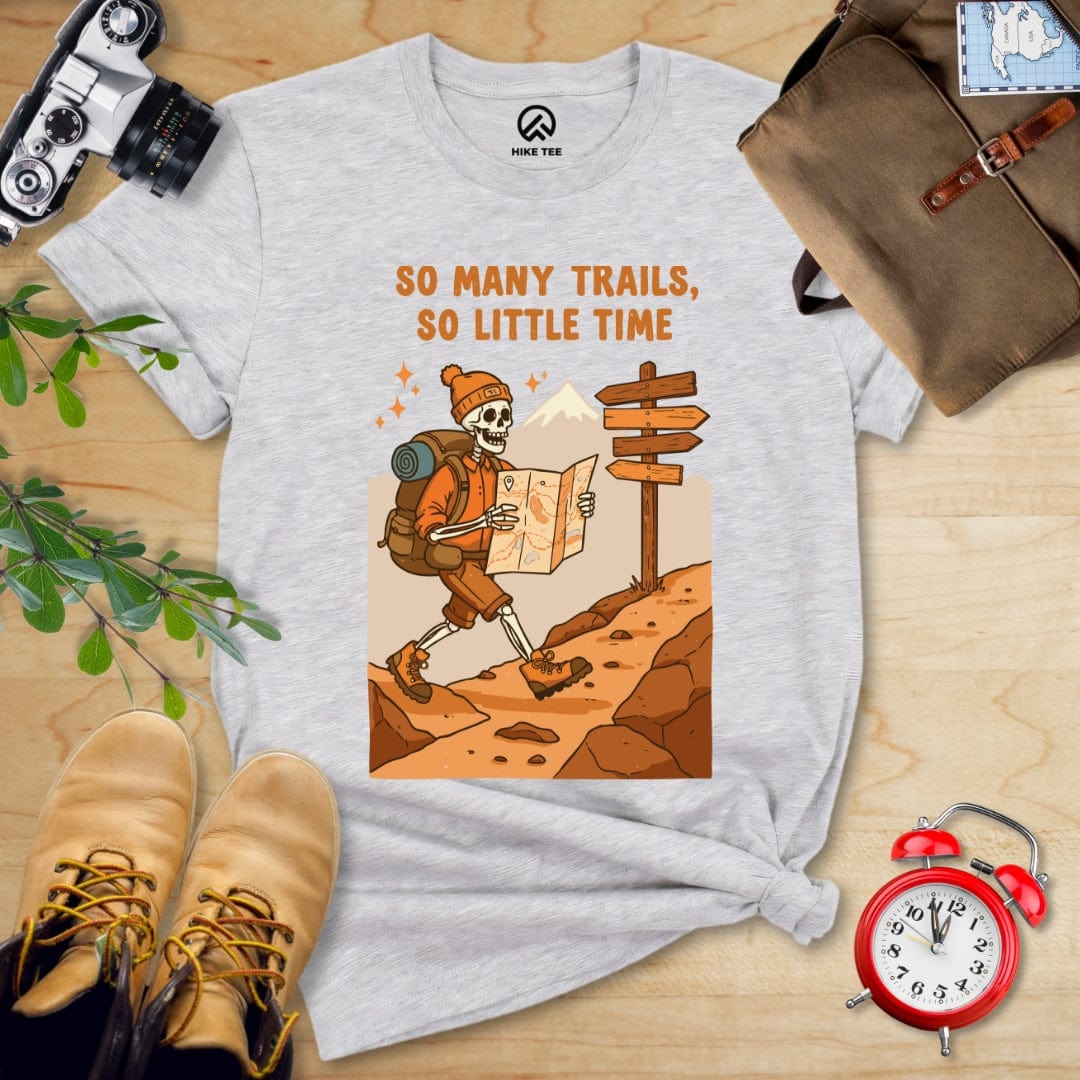 Hike Tee T-Shirt Athletic Heather / S So Many Trails Co Little Time Shirt
