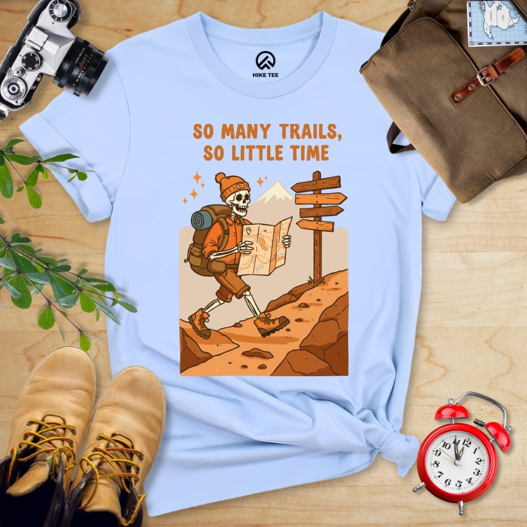 Hike Tee T-Shirt Baby Blue / S So Many Trails Co Little Time Shirt