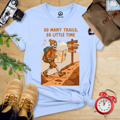 Hike Tee T-Shirt Baby Blue / S So Many Trails Co Little Time Shirt