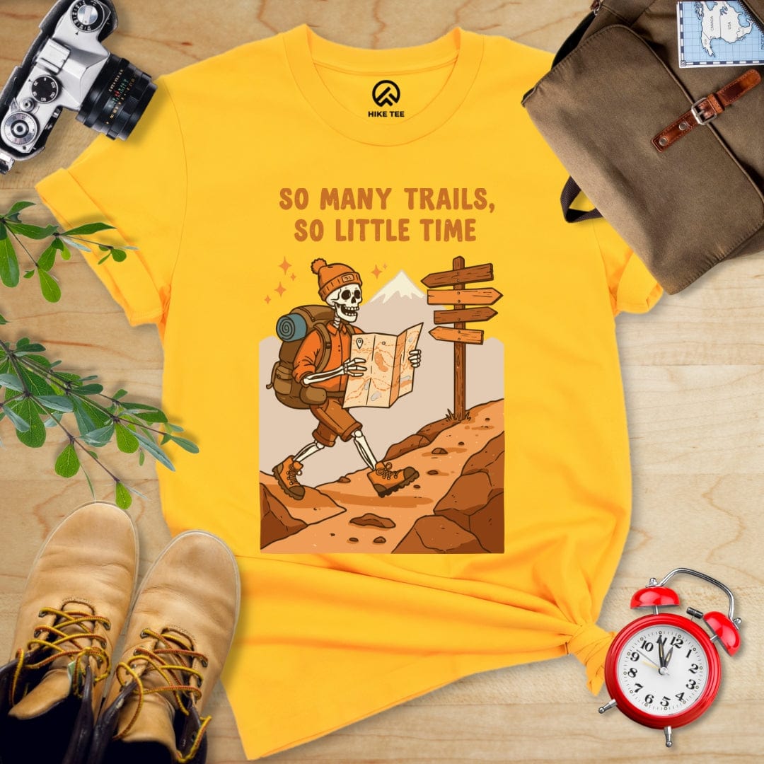 Hike Tee T-Shirt Gold / S So Many Trails Co Little Time Shirt