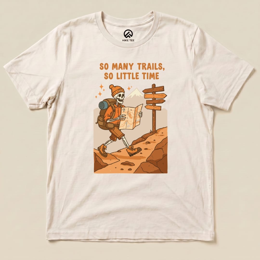 So Many Trails Co Little Time Shirt Hike Tee T-Shirt Natural / S