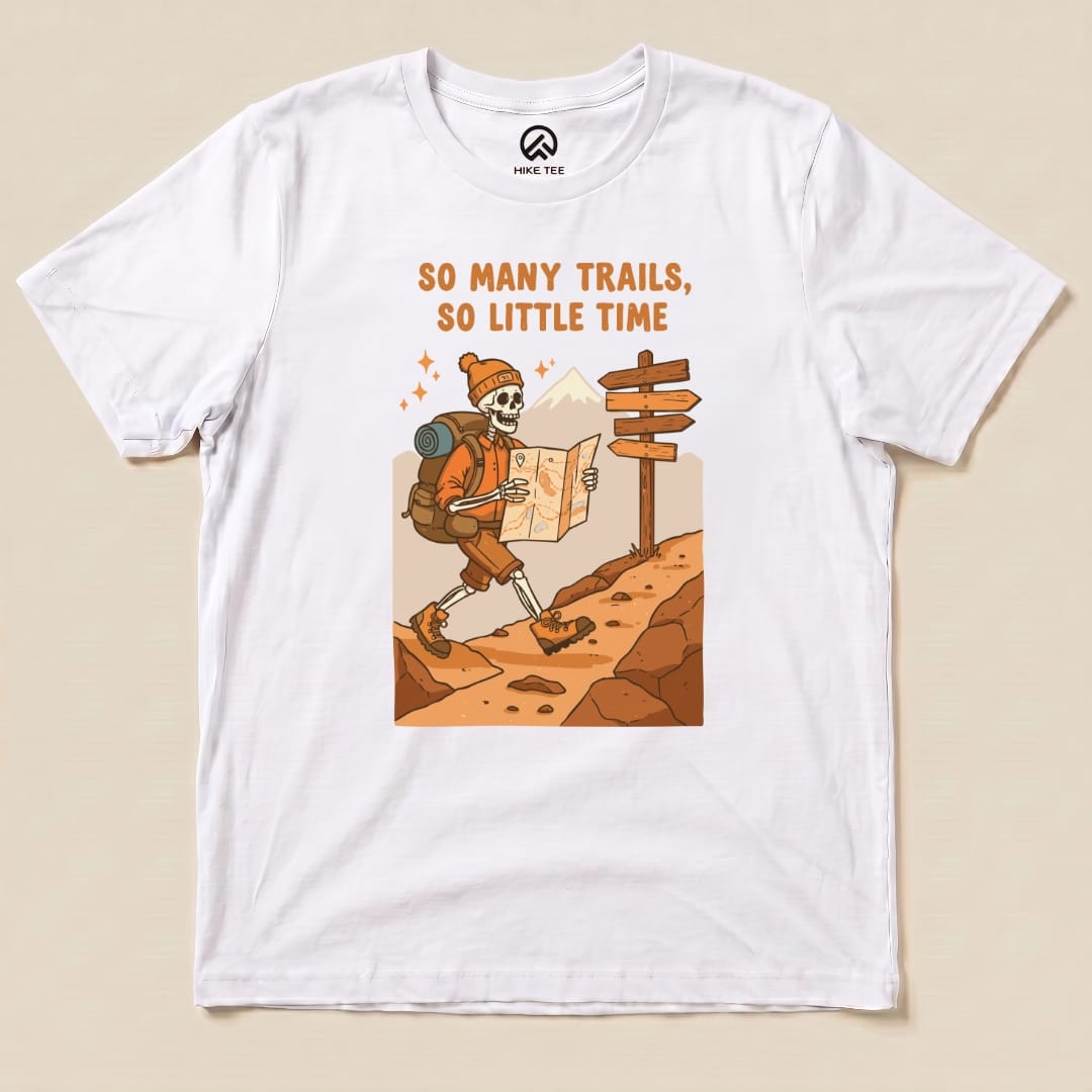 So Many Trails Co Little Time Shirt Hike Tee T-Shirt White / S