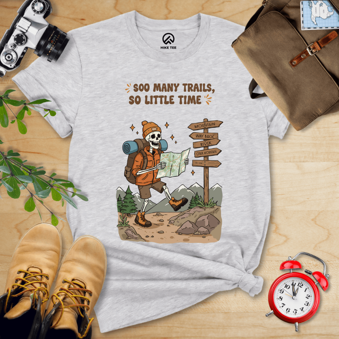 Hike Tee T-Shirt Athletic Heather / S So Many Trails