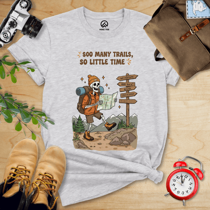 Hike Tee T-Shirt Athletic Heather / S So Many Trails