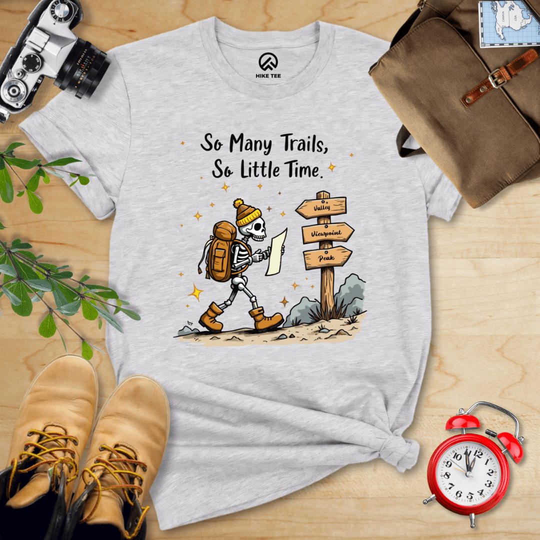 Hike Tee T-Shirt Athletic Heather / S So Many Trails