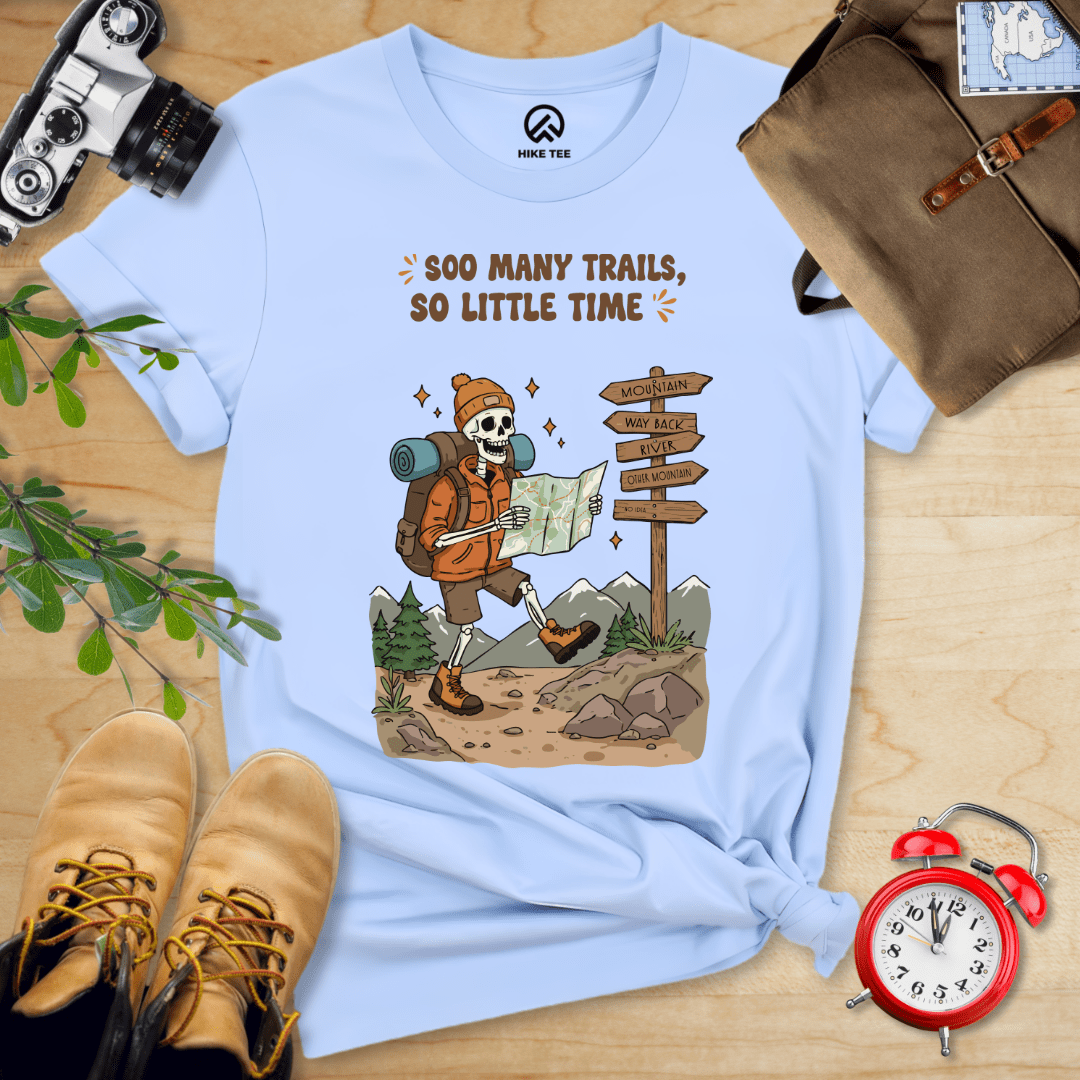 Hike Tee T-Shirt Baby Blue / S So Many Trails