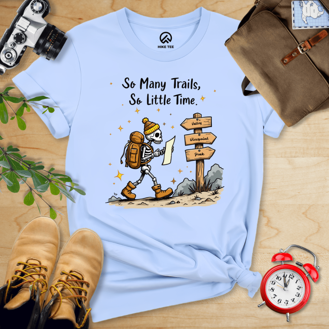 Hike Tee T-Shirt Baby Blue / S So Many Trails
