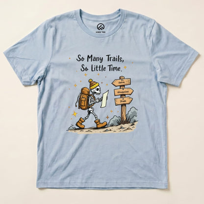 So Many Trails Hike Tee T-Shirt Baby Blue / S