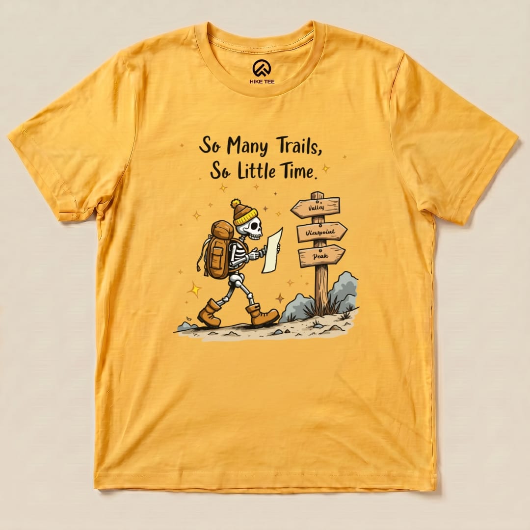 So Many Trails Hike Tee T-Shirt Gold / S