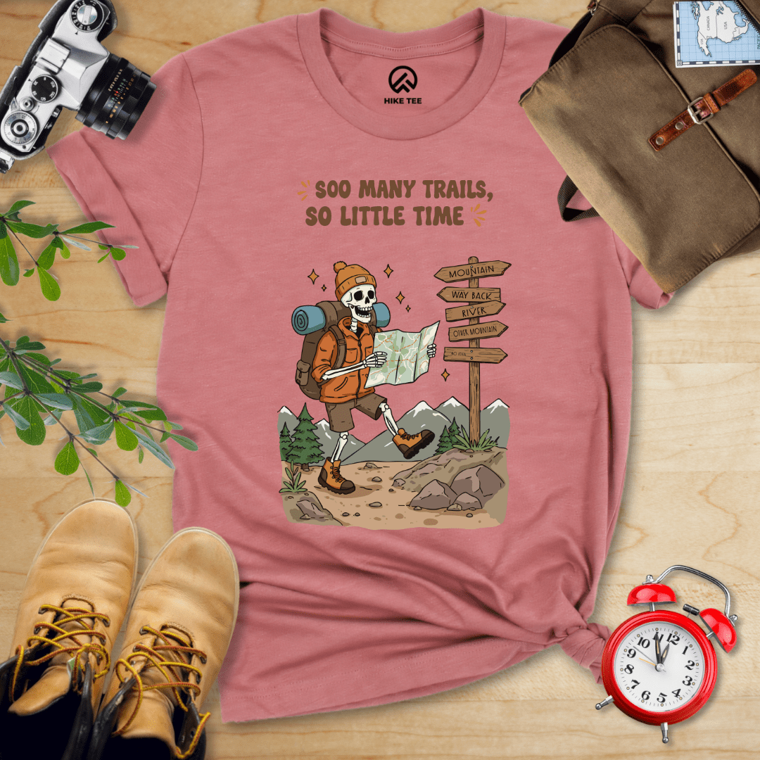 Hike Tee T-Shirt Heather Mauve / S So Many Trails