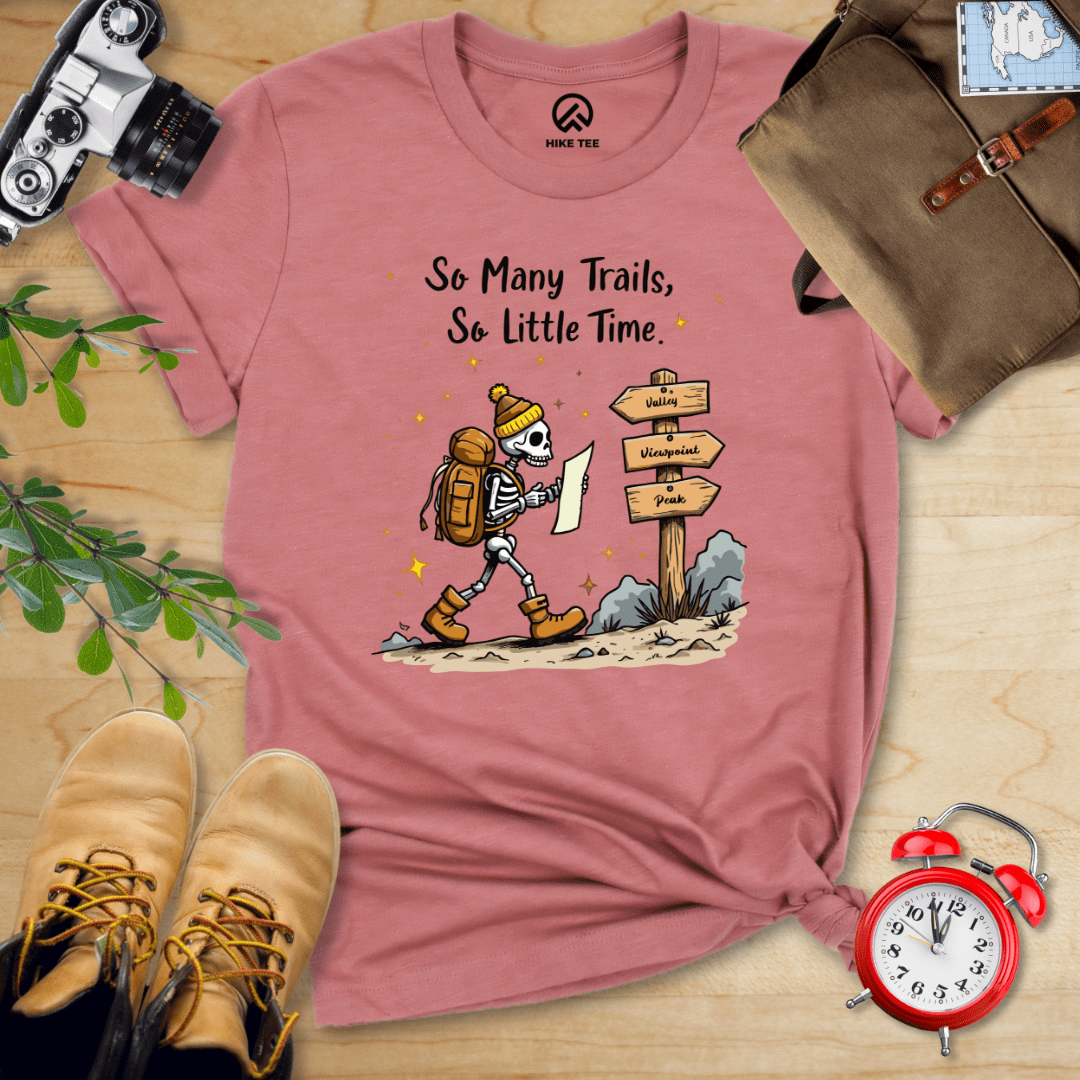 Hike Tee T-Shirt Heather Mauve / S So Many Trails
