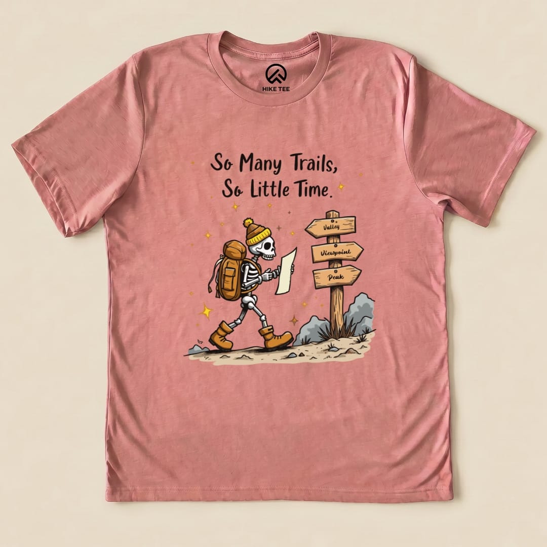So Many Trails Hike Tee T-Shirt Heather Mauve / S