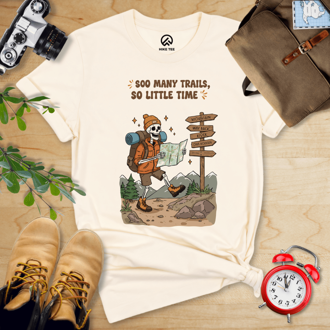 Hike Tee T-Shirt Natural / S So Many Trails