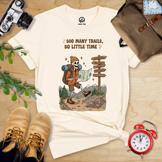 Hike Tee T-Shirt Natural / S So Many Trails