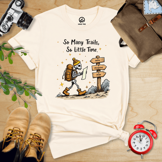 Hike Tee T-Shirt Natural / S So Many Trails