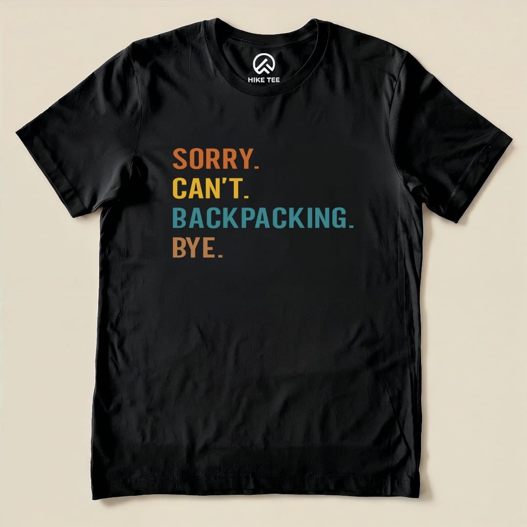 Hike Tee T-Shirt Black / S Sorry Backpacking Bye Shirt