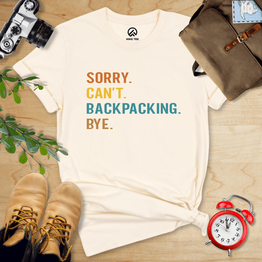Hike Tee T-Shirt Natural / S Sorry Backpacking Bye Shirt