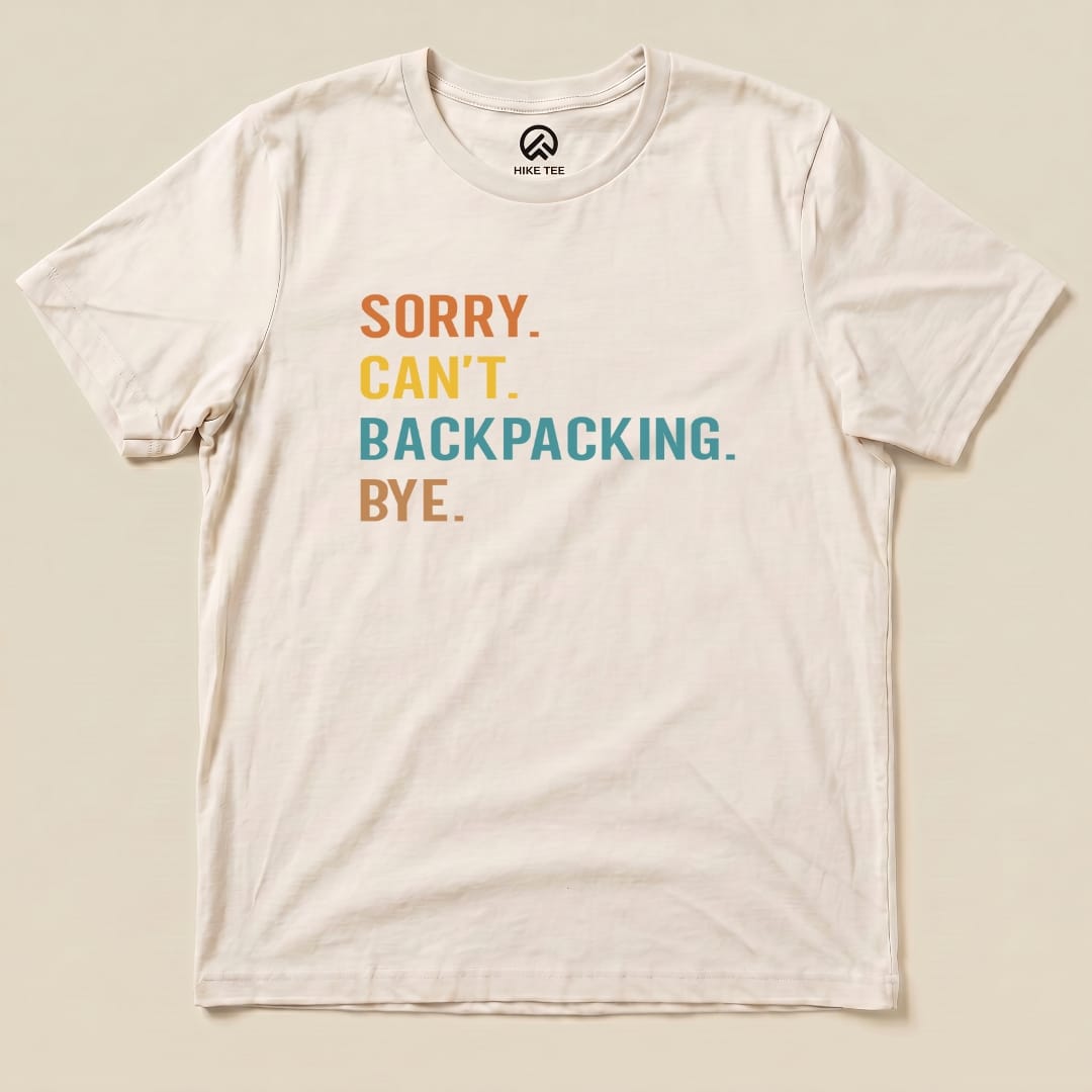 Hike Tee T-Shirt Natural / S Sorry Backpacking Bye Shirt