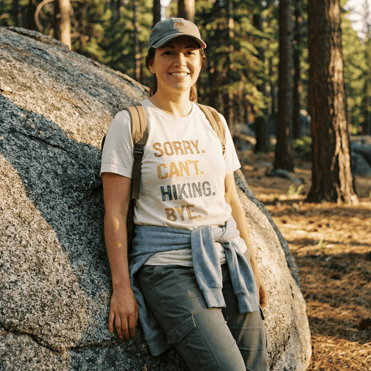 Hike Tee T-Shirt Sorry, Hiking, Bye Shirt