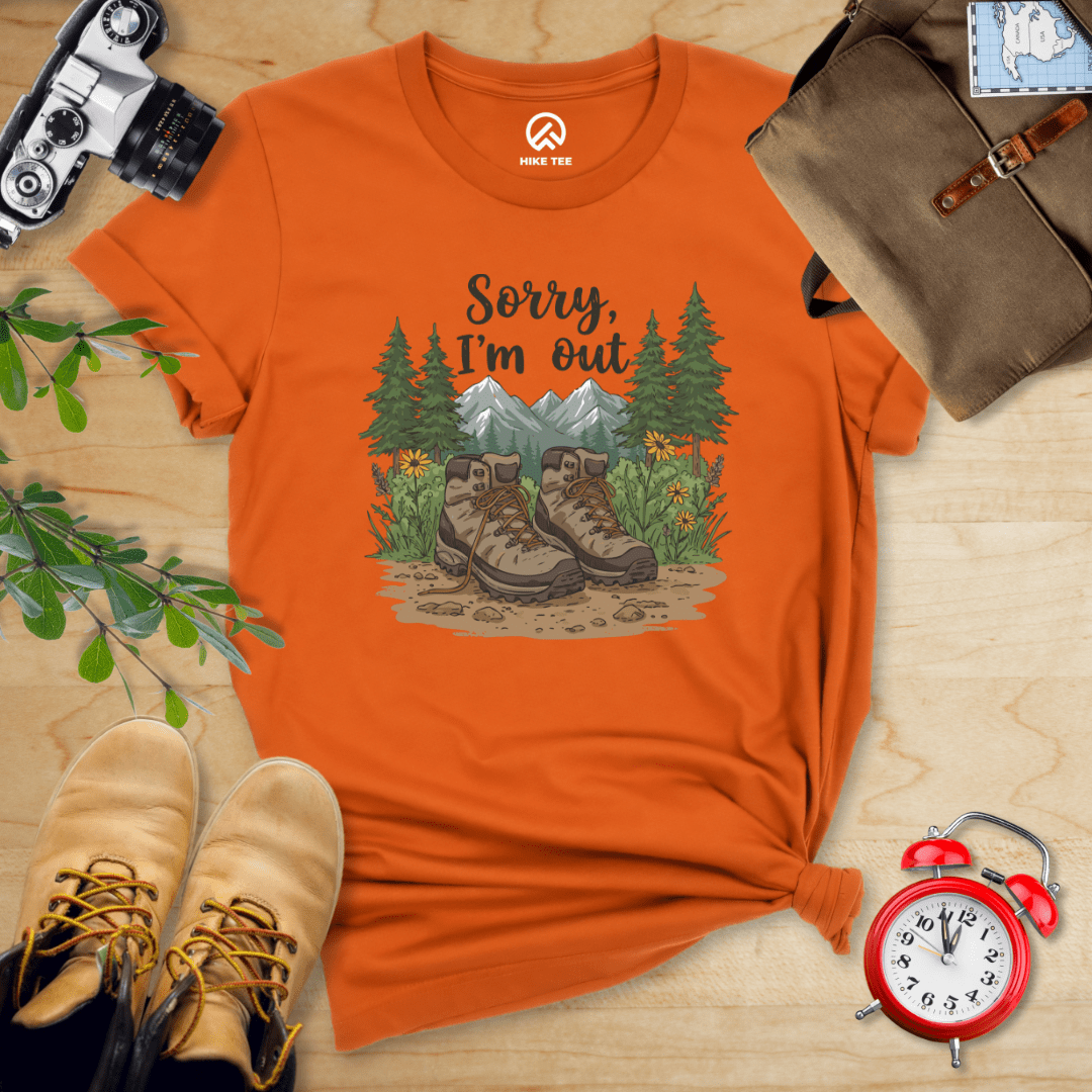 Hike Tee T-Shirt Autumn / S Sorry, I'm Out Hiking Shirt