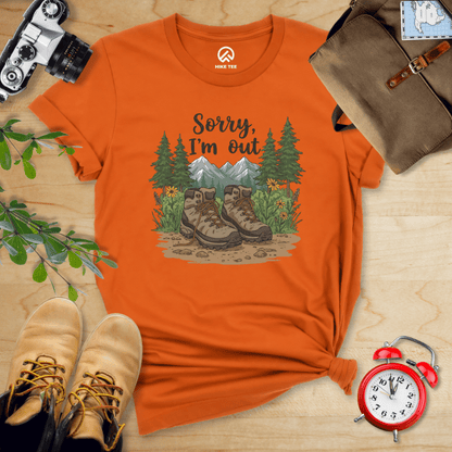 Hike Tee T-Shirt Autumn / S Sorry, I'm Out Hiking Shirt