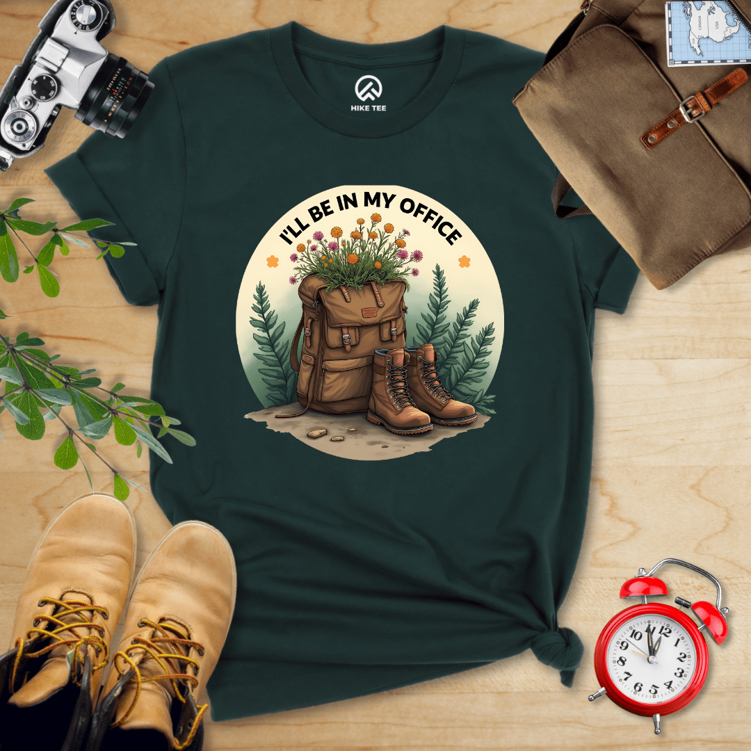 Hike Tee T-Shirt Forest / S Sorry, I'm Out Hiking Shirt